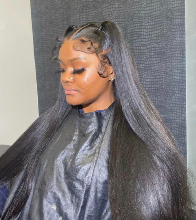 Silky Straight Lace Frontal Wig