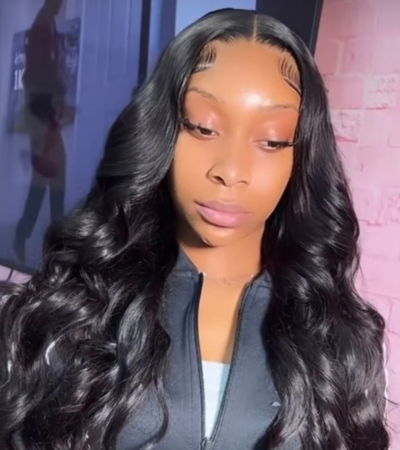 Body Wave Lace Frontal Wig 180% Density